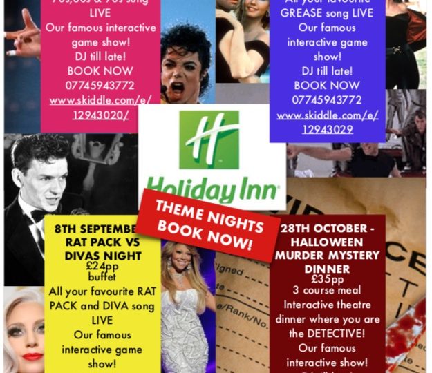 20TH MAY 2017 – Decades night! 70s, 80s & 90s!  at Holiday Inn Liverpool City Centre